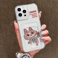 Kortelių dėklas Silikoninė piniginė Kišenė Dėklas iPhone 14 16 15 Max Honor Smart 90 200 Xiaomi Redmi Note 9 Oppo Reno 13F 14F Dangtelis Skaidrus telefono rėmelis Tecno Spark 10 Pro (4G) white