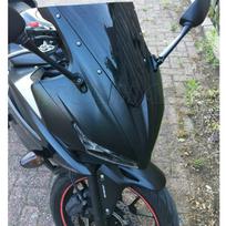 Motociklo dvigubo kupolo priekinis stiklas Ekrano skydelis 2016 2017 2018 Honda CBR500R CBR400R CBR 500 400 R 500R 400R Juodas 18 juoda