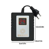 LCD Intelligence Timer Aquarium Light Timer Fish Tank Timing Socket Adjustable Aquarium Timer Controller Light Timing System white