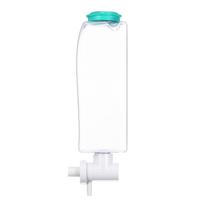 300ml Lipnus Muilo ir Šampūno Dozatorius Montuojamas Ant Sienos Rankinis Muilo Dozatorius Vonios Dušo Želės Skysčio Dozatoriaus Laikiklis white