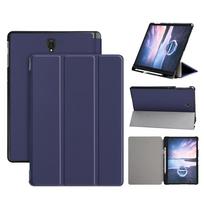 Ramidos, skirtas Samsung Galaxy Tab S4 10,5 colio 2018 Wake/Sleep plonas dėklo dangtelis su rašiklio laikikliu One Size mėlyna