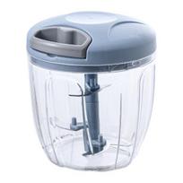 Yousheng Garlic Chopper Food Processor Portable Veggie Chopper Blender Kitchen Cutter for Vegetables Fruits Nuts Spices Garlic Onion Ginger L mėlyna