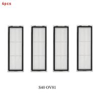 Skirta Xiaomi S40 Pro/OV71GL / S40/OV81 robotiniam dulkių siurbliui Eksploatacinės dalys Hepa filtras Šluostė Pagrindinis šoninis šepetys Priedai Dalys as the picture