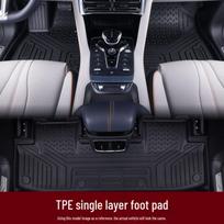 Wear-Resistant Waterproof TPE Car Interior Floor Mats 2023-2025 Haval Xiaolong MAX Hybrid Edition black