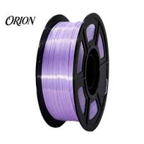 Figurine Printing Material 3D Silk PLA Filament, 1.75mm High Precision Metallic Filament Low Warpage Shiny Fit Most FDM Printers Professional violetinė