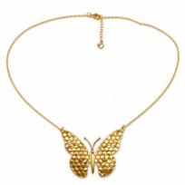 Minimalist Stainless Steel Choker 3/4/6cm Butterfly Pendant New Butterfly Pendant Necklace  Party 3cm auksas