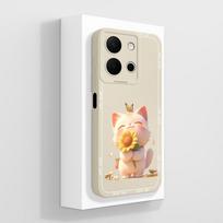 For Vivo Y36 4G 5G Case Soft Candy Painted Cover For Vivo Y 36 Premium Liquid Silicone Anti Drop Full Protection Back Cover Gift VivoY36 4G (3 Holes) white