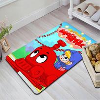 Mila and Morphle Rug Floor Mat for Living Room or Bedroom Soft and Comfortable Carpet a Gift for Birthday and Holiday. 40x60cm( 15x23in ) blue