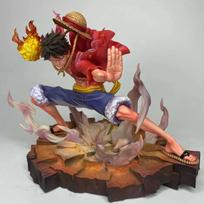 One Piece Gear 2 Luffy Figure Monkey D Luffy Action Figures Pvc Statue Collection Model Toys Gifts brown