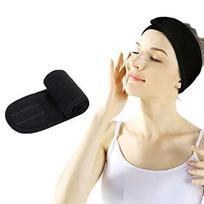 10pcs Adjustable Head Band for Spa Face Wash Makeup Sweat Head Wrap Non-slip Stretchable Washable Headband Hair Band for Sportsl beige