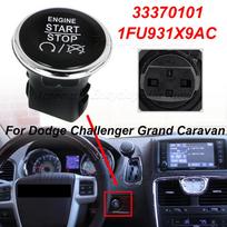 For Dodge Challenger Durango Grand Caravan Jeep Grand Cherokee 1FU931X9AC Car Push To Engine Start Stop Button Switch 33370101 China Mainland black