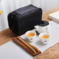 Kungfu Travel Tea Set Ceramic Portable Teapot Cute Cup Set of Cups and Mugs Puer Tea Leaf Infuser Gaiwan Kettles Yixing Kettle