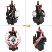 Universalus PWK karbiuratorius 21 24 26 28 30 32 34 2T 4T 50cc iki 350cc motociklui Su Power Jet Dėl KTM Yamaha Mikuni Maikuni ATV black