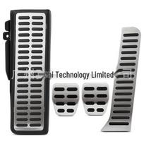 Anti-Slip Pedal Set for Volkswagen Touran, Tiguan, Golf 5 & 6 gray