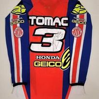 2025 Honda #3 Eli Tomac Motokroso marškinėliai Greitai džiūstantys Kvėpuojantys lenktyniniai marškiniai Patogūs visureigių Moto viršutiniai drabužiai vasaros važiavimui EC5 wsvj7 XXL
