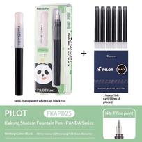 Pilot Kakuno Panda Limited Rašiklis su rašalu, Šypsenos formos antgalis, Ergonomiška rankena vaikams ir pradedantiesiems, Idealiai tinka rašymo praktikai, Pasirašymui (as the picture,M)