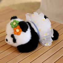 Nauja Huahua Panda lėlė Hug Fa Cai Avokado Moliūgo Krepšys Kūrybiška Panda Pliušinis Žaislas Lėlių Mašina Lėlė 25cm