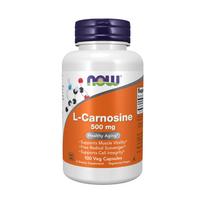 Now Foods L-Carnosine 500mg Veggie Capsules Vegan 100 Tablets 1 pcs