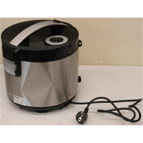 IŠPARDAVIMAS. Tristar RK-6138 Rice and Steam cooker with Keep warm function, Digital control, 2.2 L, Stainless Steel | IŠPARDAVIMAS. | Tristar Digital Rice and Steam Cooker | RK-6138 | 900 W | 2.2 L | Number of programs 7 | Grey | PAŽEISTA PAKUOTĖ, MISSING PLASTIC BAG, SUBRĖŽTAS, DENTED SIDE | RK-6138SO