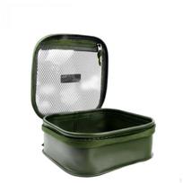 Fishing Reel Case Shielding Accessory Zippered for Fishermen white