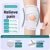 Summer Lightweight Knee Patella Meniscus Joint Sleeve for Sports, Cycling, Basketball, Compression Running Knee Brace XXL beige