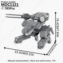 MOOXI Movie Game Robot Mecha Tank Model MOC Bricks Creative DIY Assembled Building Blocks Compatible With Figure Collection Toys