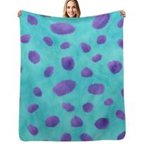 Sully Throw Blanket Outdoor Soft Blanket for Picnic Beach Camping Size: 100*150cm, Weight: 320 GSM blue