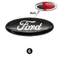 14,5 cm aliuminio automobilio priekinių grotelių emblema, galinės bagažinės logotipas, XCZEDE4 ženklelis Ford Fiesta Focus 2 3 Mondeo Edge Ranger Fusion S-MAX Transit