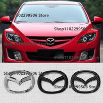 Plastikinis automobilio priekinės bagažinės emblema Mazda 6 logotipui Vairo lipdukas 3D kėbulo pakeitimo lipdukas Galinės uodegos apdailos dekoracija carbon red