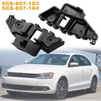 Skirta VW Jetta MK6 2011–2014 m. automobilio priekinio buferio laikiklio laikikliams tarpiklis kairė dešinė pora šoninės sijos tvirtinimo atrama 5C6807183 5C6807184 gray