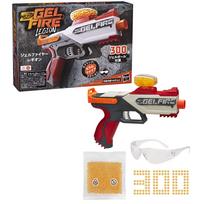 Nerf PRO Gelfire Legion Spring Action Blaster with 300 Gel Balls, 130-Ball Bottle, and Protective Goggles. Ages 14+ (F8682) Authentic. black