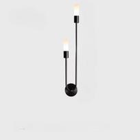 1Pc Nordic Luxury Wall Lamp Living Room Modern Minimalist LED Black Gold Creative TV Background Wall Corridor Bedroom Bedside Lamp