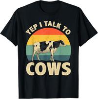 Cool Cow Design For Men Women Dairy Farmer Farming Cow Lover Gift Unisex T-Shirt 5XL įvairiaspalvis