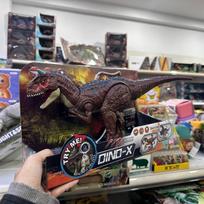 Dinosaur Sound Strike Side-slashing Movable Carnotaurus Electric Dinosaur Doll Charming Look Fine Detail Great Gift Idea gray