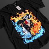 My Hero Academia Shirt Dabi Tshirt Deku Bakugo T-Shirt Todoroki MHA Unisex Tee L orange