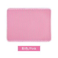 Cat Litter Mat Double Layer Waterproof Urine Proof Trapping Mat Easy to Clean Non-Slip Toilet Pad Cat Scratch Pad Large Foot Pad (Pink,40x50cm) rožinė