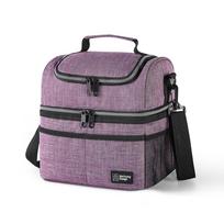 Dual-Layer Insulated Lunch Bag - Eco-Friendly Shoulder Carry for Outdoor & Work Meals juoda
