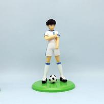 New Anime Captain Tsubasa Figure Ozora Tsubasa Action Figures Hyuuga Kojirou/Wakabayashi Genzou Figurine Collection Model Toys beige