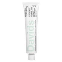 Davids, Premium dantų pasta, Jautriems dantims, Balinanti, Natūrali pipirmėtė, 5,25 oz (149 g) white