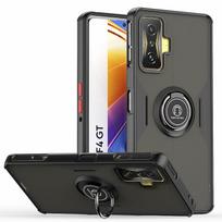 Armor Hard PC Funda For Xiaomi Poco F4 GT Case Shockproof Matte Ring Car Magnetic Stand Back Cover for PocoF4 GT Poko Pocco F4GT Poco F4 GT black