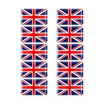 10pcs Epoxy Spain Flags Sticker for Mazda3 Mazda6 RX8 RX7 MX3 Axela Atenza MX5 CX9 CX3 CX5 CX7 SKYACTIV Badge rkwad05 blue