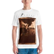 Pixies Surfer Rosa Viso paviršiaus spaudinio vyriški marškinėliai su apvalia apykakle 2XL beige