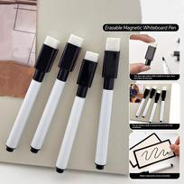 5/10Pcs Erasable Whiteboard Marker Pen with Eraser Non-Smudge for Home Office School Teaching Stationery A1 black