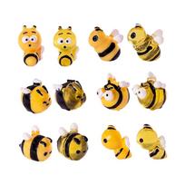 10-100 vnt. Šviečiančios tamsoje Mini dervos bitutės Miniatiūros, Mielas Fėjų sodo ornamentas, Samanos Mikro kraštovaizdis Pasidaryk pats Amatų dekoracija 30PCS