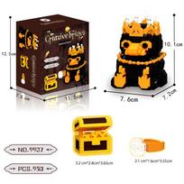 Harry Potter Niffler Action Figures Kids Toys Micro Blocks Building Blocks Models Christmas Halloween Gifts Ornaments No box black