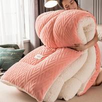 LISM Milk Baby Fleece Quilt brown