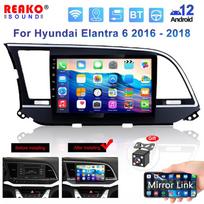 REAKOSOUND 2din Android For Hyundai Elantra 6 2016-2018 Car stereo Radio Multimidia Video Player Navigation GPS DSP Carplay 2 din 1+32+4led blue