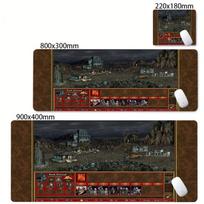 Classic Game Heroes of Might and Magic Map Mouse Pad Large NonSlip Rubber Soft Mousepad Gamer Desktop Stitched Edges Desk Mats 300x800x2mm black