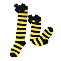 Naujiena Vaikų ilgos kojinės su mielu drugelio kaspinėliu Rudens/žiemos kolekcijos personažai) StyleL yellow