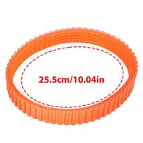1/10x dailidės oblius oranžiniai transmisiniai diržai elektrinio obliaus pavaros nailoninis diržas atsarginės dalys Perimetras 218mm 238mm 255mm 5PCS